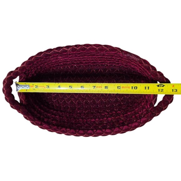 VTG 9 Pottery Barn Reindeer Dinner Napkins Braided Basket Christmas Holiday - Picture 13 of 16